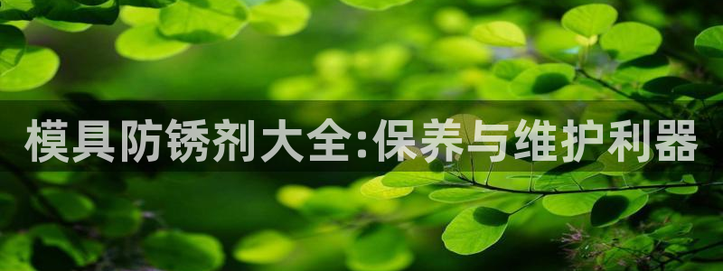 太阳集团娱乐所有网站app游戏优势：模具防锈剂大全:保养与维护利器