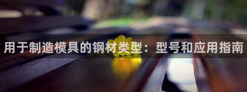 太阳成集团tyc3345：用于制造模具的钢材类型：型号和应用指南