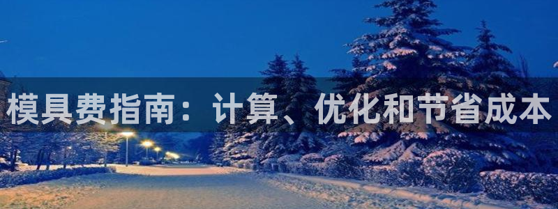 太阳集团网站入口官网：模具费指南：计算、优化和节省成本