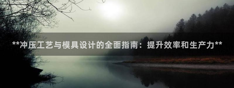 太阳集团城网2018：**冲压工艺与模具设计的全面指南：提升效率和生产力**