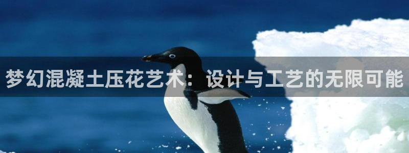 太阳集团网站古天乐代言的：梦幻混凝土压花艺术：设计与工艺的无限可能