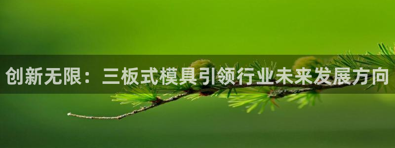 太阳集团城网址娱网：创新无限：三板式模具引领行业未来发展方向