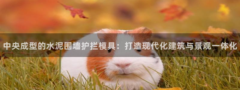 太阳gg娱乐胺44262：中央成型的水泥围墙护拦模具：打造现代化建筑与景观一体化